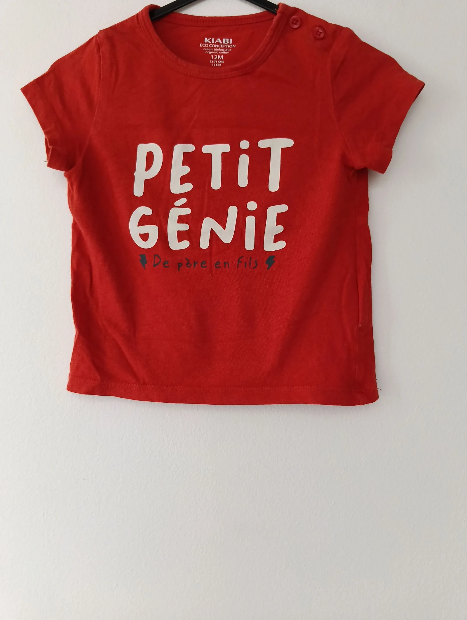 Tee-shirt Kiabi 12 MOIS